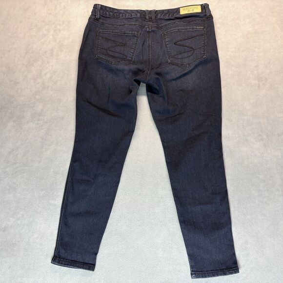 Melissa McCarthy Seven7 Classic Skinny Jeans Size 18W Dark Wash Stretch Denim - Picture 3 of 12